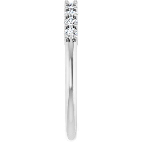 14K White Gold 1/4 CTW Natural Diamond 10-Year Anniversary Band