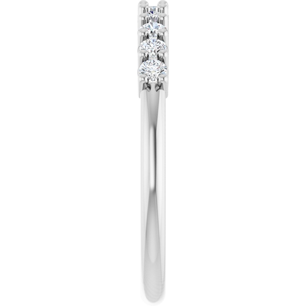 14K White Gold 1/4 CTW Natural Diamond 10-Year Anniversary Band
