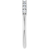 14K White Gold 1/4 CTW Natural Diamond 10-Year Anniversary Band