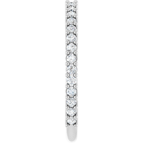 14K White Gold 3/8 CTW Natural Diamond 30-Year Anniversary Band