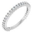 14K White Gold 3/8 CTW Natural Diamond 30-Year Anniversary Band