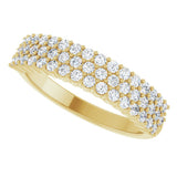 14K Yellow 5/8 CTW Lab-Grown Diamond Anniversary Band