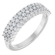 14K White 5/8 CTW Lab-Grown Diamond Anniversary Band