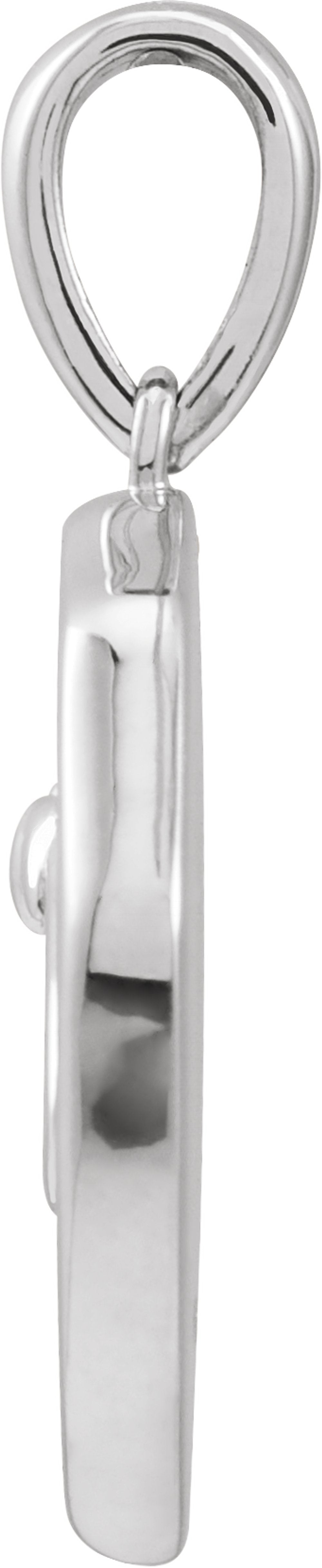 Sterling Silver Symbolic Shark Animal Pendant