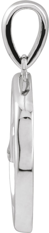 Sterling Silver Symbolic Wolf Animal Pendant
