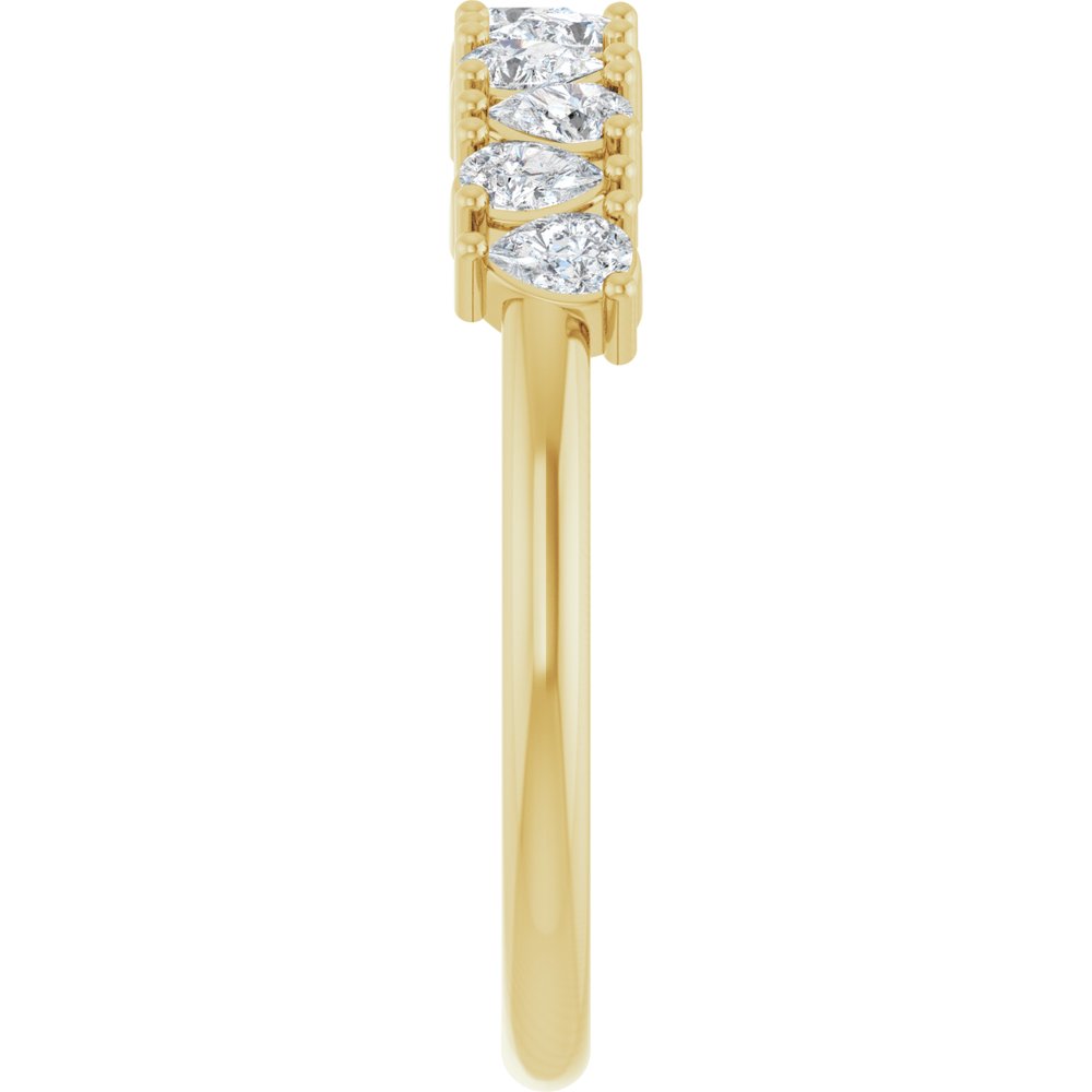 14K Yellow 1/2 CTW Lab-Grown Diamond Anniversary Band