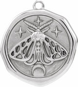 Sterling Silver Moth Spirit Animal Dangle