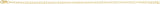 14K Yellow Gold 2.5 mm Cable 7" Chain 