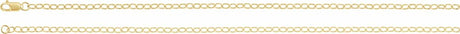 14K Yellow Gold 2.5 mm Cable 18" Chain