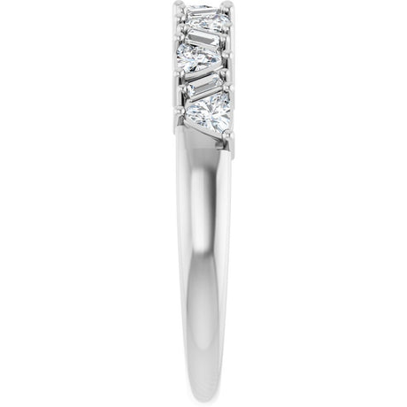 Platinum 3/8 CTW Natural Diamond Anniversary Band