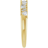 14K Yellow 3/8 CTW Natural Diamond Anniversary Band