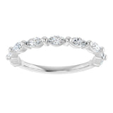 Platinum 1/2 CTW Lab-Grown Diamond Anniversary Band