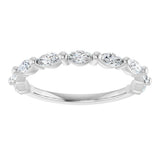 14K White Gold 1/2 CTW Lab-Grown Diamond Anniversary Band