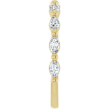 14K Yellow Gold 1/2 CTW Lab-Grown Diamond Anniversary Band
