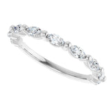 14K White Gold 1/2 CTW Lab-Grown Diamond Anniversary Band