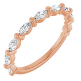 14K Rose Gold1/2 CTW Natural Diamond Anniversary Band