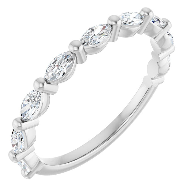14K White Gold 1/2 CTW Lab-Grown Diamond Anniversary Band