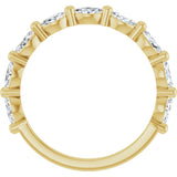 14K Yellow 1/2 CTW Lab-Grown Diamond Anniversary Band