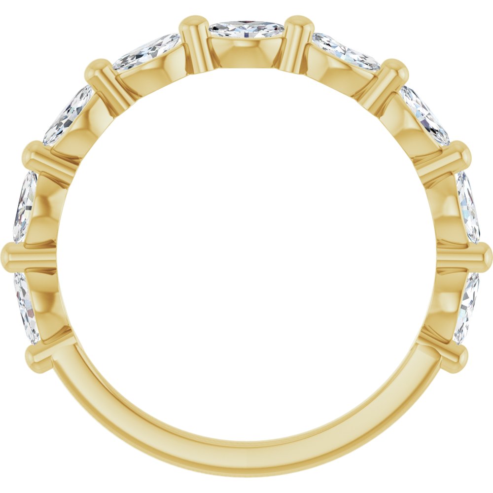 14K Yellow Gold 1/2 CTW Lab-Grown Diamond Anniversary Band