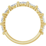 14K Yellow Gold 1/2 CTW Lab-Grown Diamond Anniversary Band