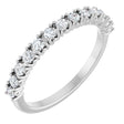 14K White Gold 1/3 CTW Natural Diamond Anniversary Band