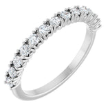 14K White Gold 1/3 CTW Natural Diamond Anniversary Band