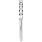 14K White Gold 1/3 CTW Natural Diamond Anniversary Band