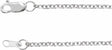 14K White Gold 1.5 mm Cable 16" Chain