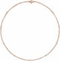 14K Rose 4 CTW Lab-Grown Diamond Line 16" Necklace