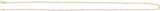 14K Yellow Gold 1.5 mm Adjustable Figaro 16-18" Chain