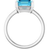 Half-Bezel Solitaire Ring