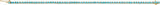 14K Yellow Natural Turquoise Line 7 1/2" Bracelet