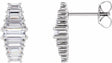 14K White Gold 1 1/2 CTW Lab-Grown Diamond Earrings