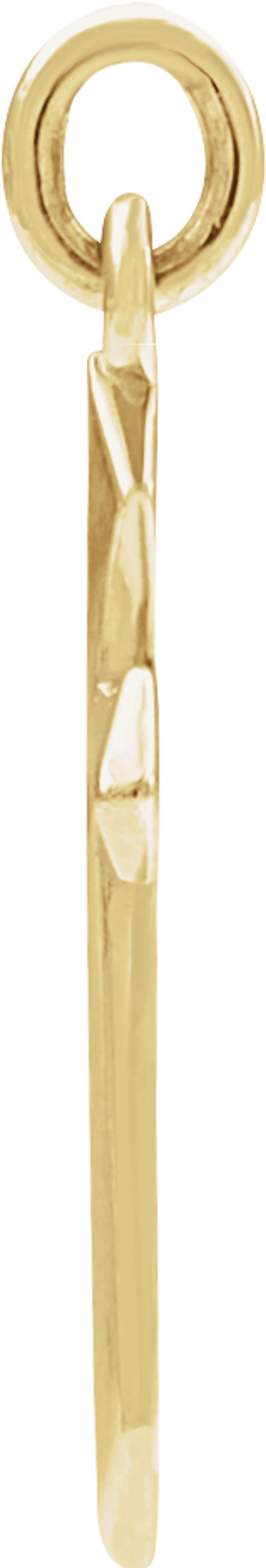 14K Yellow Gold Cross Pendant