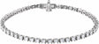 14K White Gold 2 1/2 CTW Lab-Grown Diamond 7" Line Bracelet