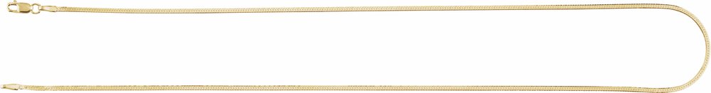 14K Yellow Gold 1.6 mm Herringbone 18" Chain