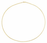 14K Yellow 1.6 mm Herringbone 16" Chain