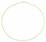 14K Yellow Gold 1.6 mm Herringbone 18" Chain