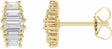 14K Yellow Gold 1/2 CTW Lab-Grown Diamond Earrings
