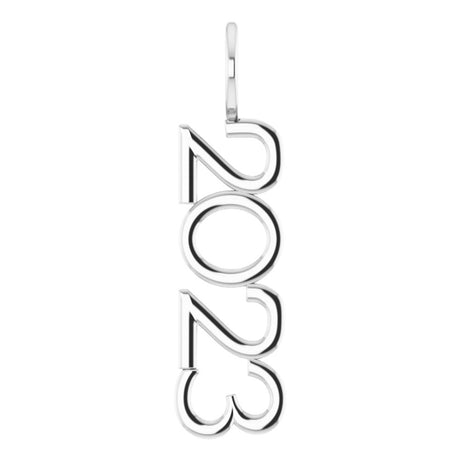 Sterling Silver 2023 Year Charm/Pendant