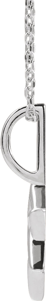 Sterling Silver Star of David 16-18" Necklace