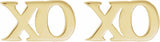 14K Yellow Petite "xo" Stud Earrings
