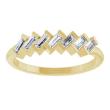 14K Yellow 1/3 CTW Natural Diamond Anniversary Band