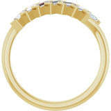 14K Yellow 1/3 CTW Natural Diamond Anniversary Band