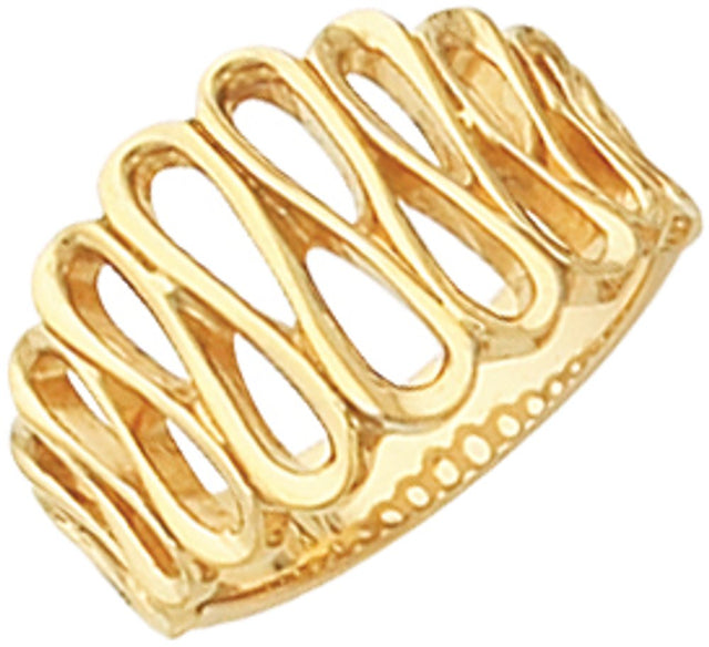 14K Yellow Freeform Ring