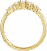 14K Yellow 1/2 CTW Lab-Grown Diamond Ring