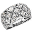 14K White Gold 1/2 CTW Natural Diamond Ring