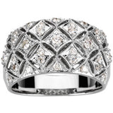 14K White Gold 1/2 CTW Natural Diamond Ring