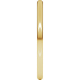10K Yellow Gold 1.5 mm Comfort-Fit Full Round Band Size 4