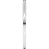 10K White Gold 1.5 mm Comfort-Fit Full Round Band Size 7